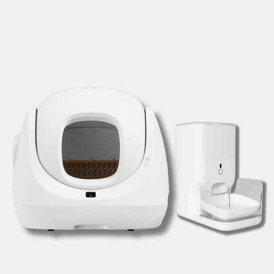 Caja de arena automática + Comedero CATLINK