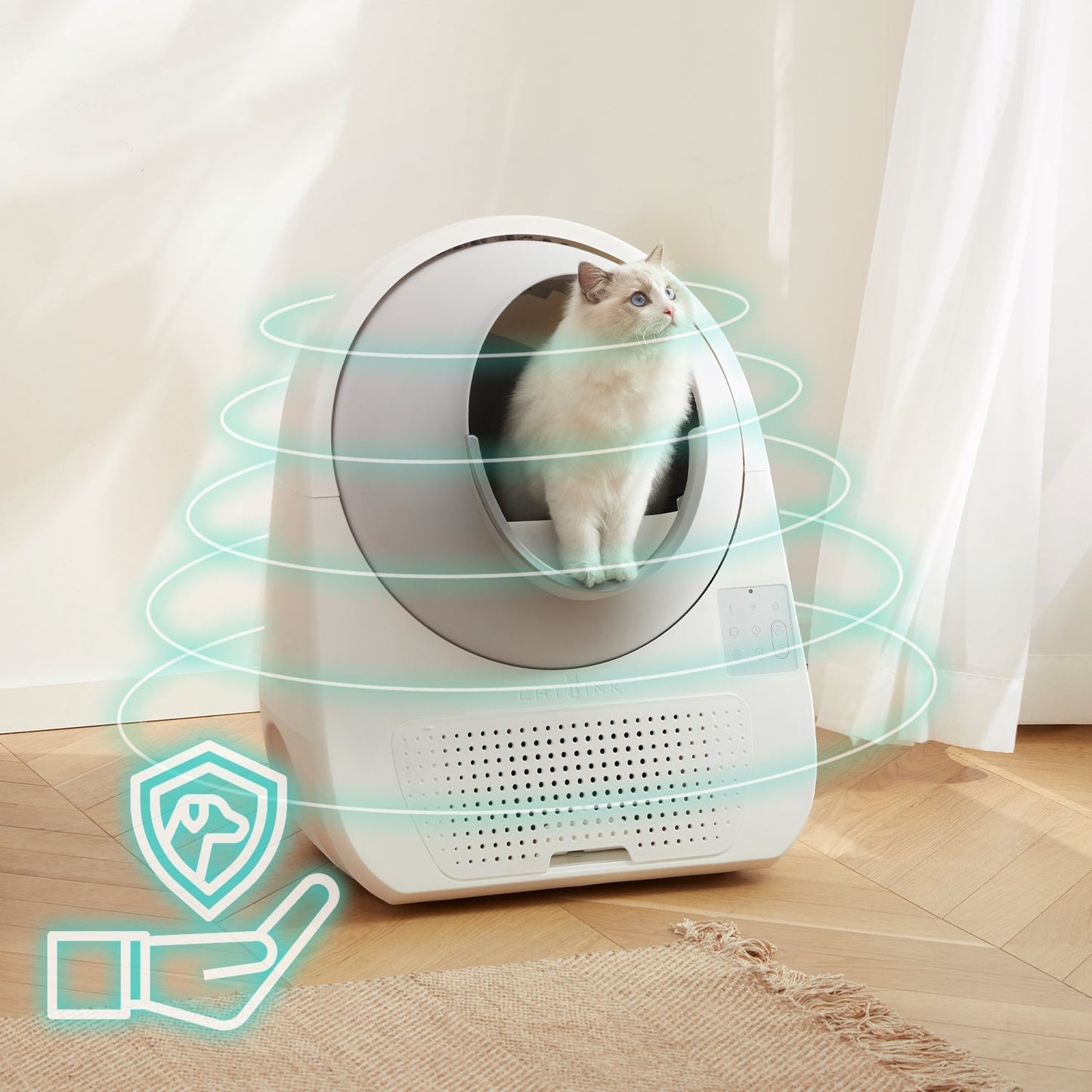 Caja de arena automática + Comedero CATLINK